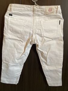 White Capri Pants