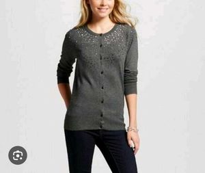 Grey sequence Cardigan