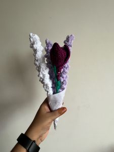 Handmade Crochet Flowers Can Be Used As Bouquet