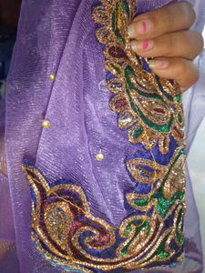 Beautiful Light Purple Lehenga For Navratri Or Wed