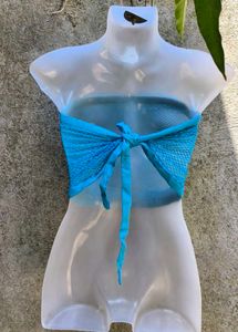1092 SEXY BLUE TOP
