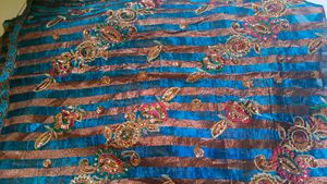 Beautiful Blue Colour Saree