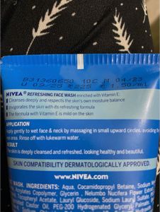 Nivea Refreshing Face Wash