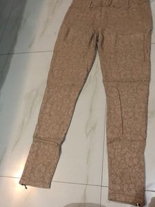 Brown Flower Print Jagging 🤎