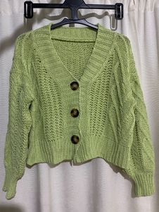 Crop Knitted Cardigan