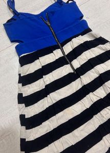 Bold-block Strip Design One Piece