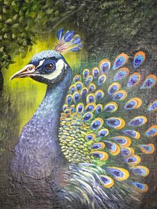 Peacock Painting
