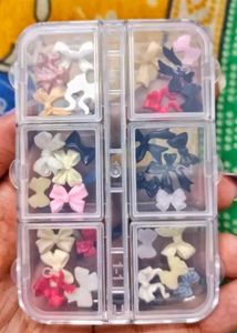 3D Bow Nail Art 🎁