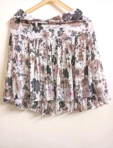 Peach Top &amp; Floral Skirt
