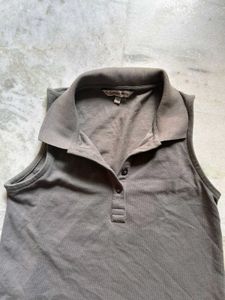 Roadster Sleeveless Polo Top