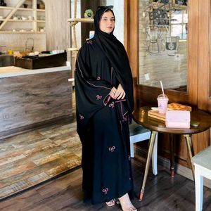 New Bow Burqa Abaya With Hijab