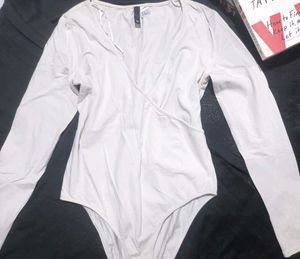 Classic White Bodysuit - Effortless Grace! 🤍