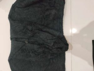 Cute Fuzzy Cropped Cardigan