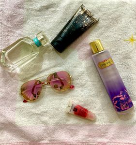 H&M BRAND NEW SUNGLASSES PINK REFLECTIVE AVIATORS