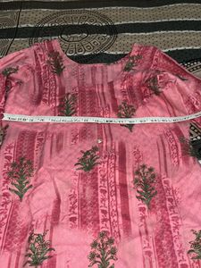 Pink Printed Kurti