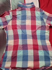 Women&#39;s Colourblocked Checked Shirt