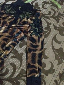 Hongjima Animal Print Stylish Top