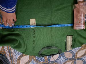 Mens Green Sweatshirt In L 40 Size