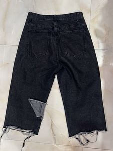 Distressed Handprint Jeans