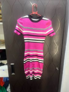 Striped Bodycon Mini Dress