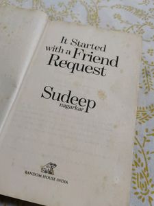 Sudeep nagarkar, IT STARTED WITH A FRIEND REQUEST