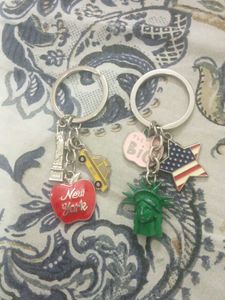 NYC Souvenir Keychains - Set of 2