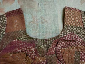 Vintage Brocade Saree Blouse