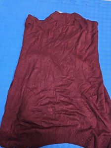 Burgundy Knit Sweater