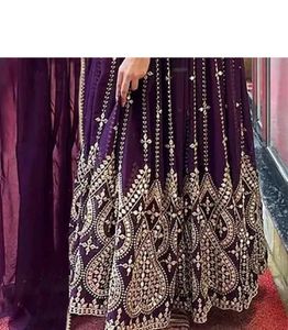 New/Unused All Over Embroidered Gown With Dupatta