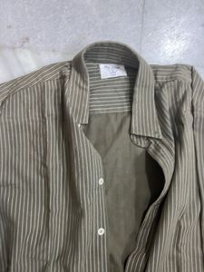 Striped Button-Down Shirt