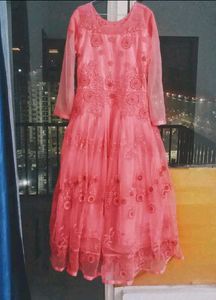 Pink Diamond Embellished Gown