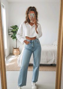 Embroidered Crop Top