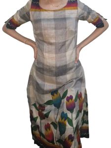 Floral Print Kurta