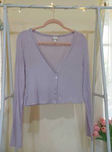 H&amp;M Lilac Cardigan