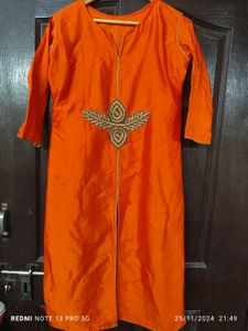 Yellow Embroidered Dress