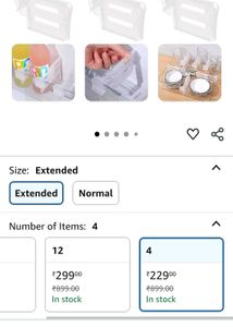 4 Pcs Extendable Refrigerator Dividers