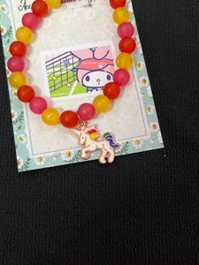 Combo Of 2 Beads Bracelet With Charm