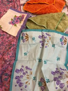 Soft And Cotton Hankies Used But Good