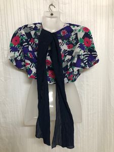 Sanhwan Multi Colour Crop Top