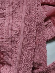 Elegant Pink Embroidered Kurta