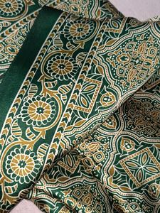 Pure Ajrakh Modal Silk Saree