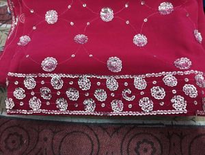 Pink Saree