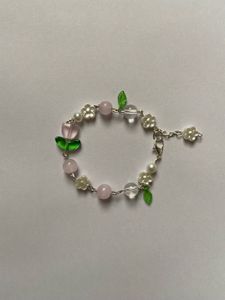 Handmade Floral Beaded Bracelet