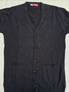 Black Cardigan Sweater