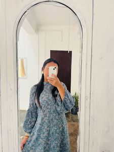 Korean Floral Dress