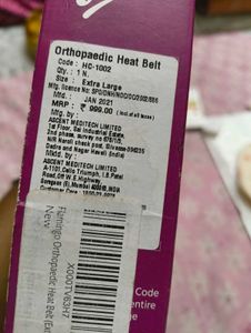 Flamingo Orthopaedic Heat Belt