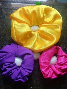 Colorful Hair Scrunchies