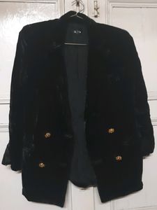 Black Velvet Coat