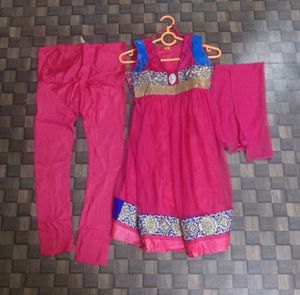 Pink Ethnic Kurti