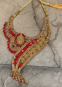 Red &amp; Gold Jewelry Set